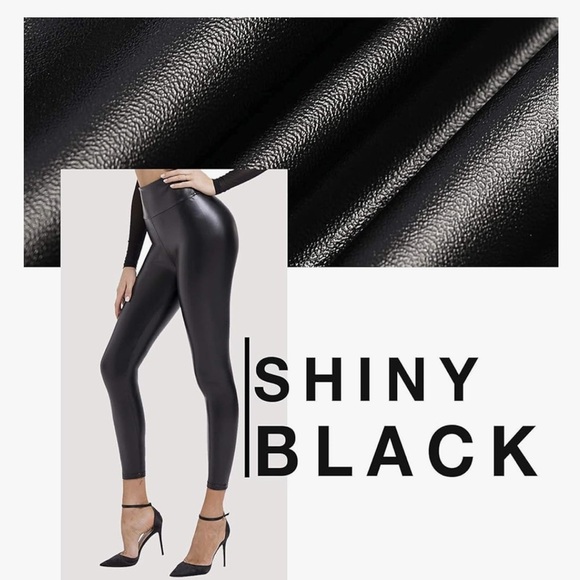 NWT Booty Gal high waisted faux leather leggings - XL - Picture 2 of 13